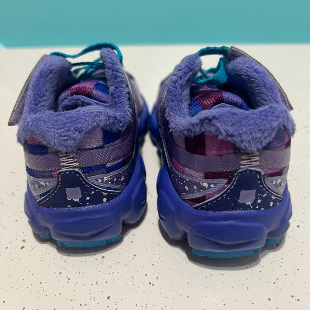New Balance purple shoes kids girl size 4 - Picture 5 of 7